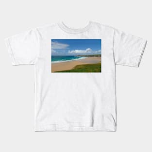 Holywell Beach, Cornwall Kids T-Shirt